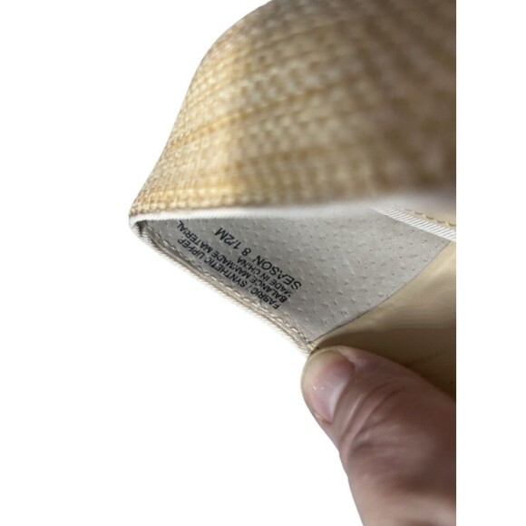 Violet & Red Slip Loafers Woven Look Almond Toe Size 8.5 - Picture 10 of 10